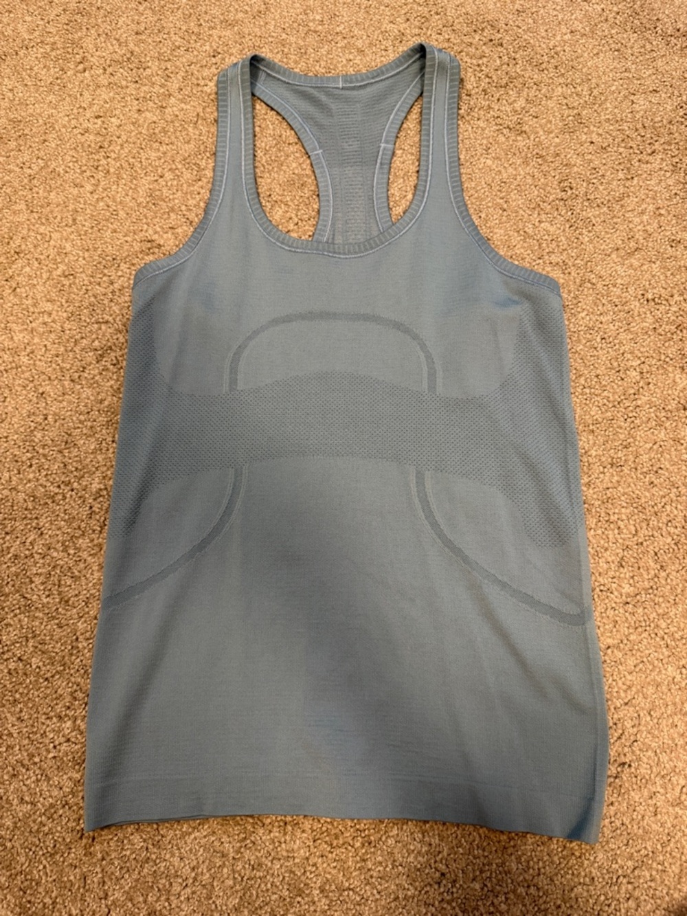 lululemon athletica Blue Racerback Tank Top